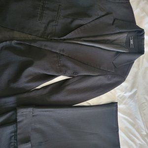 Black pinstripe suit sz 2